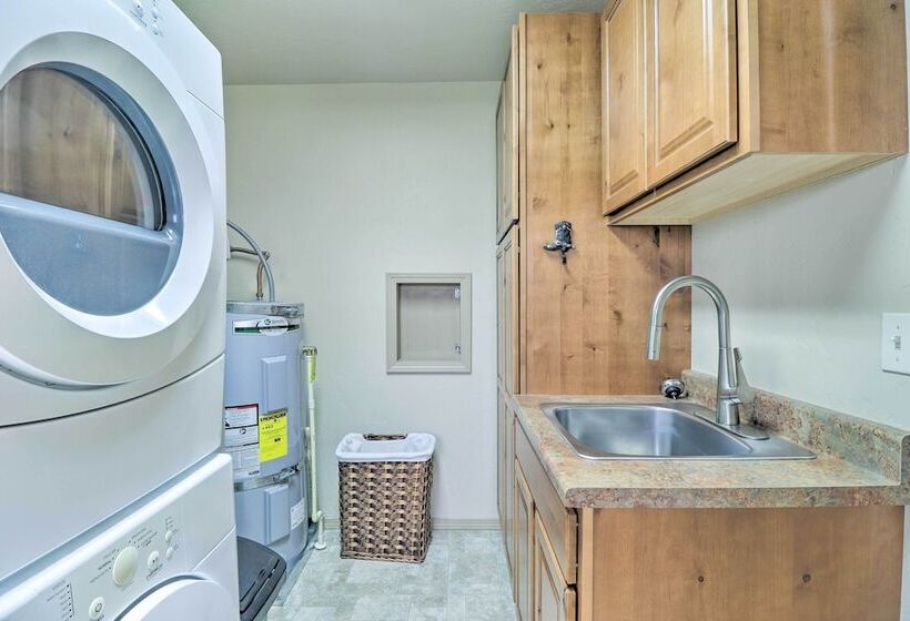 Columbia Falls Home W/ 1 Acre Yard & Views!