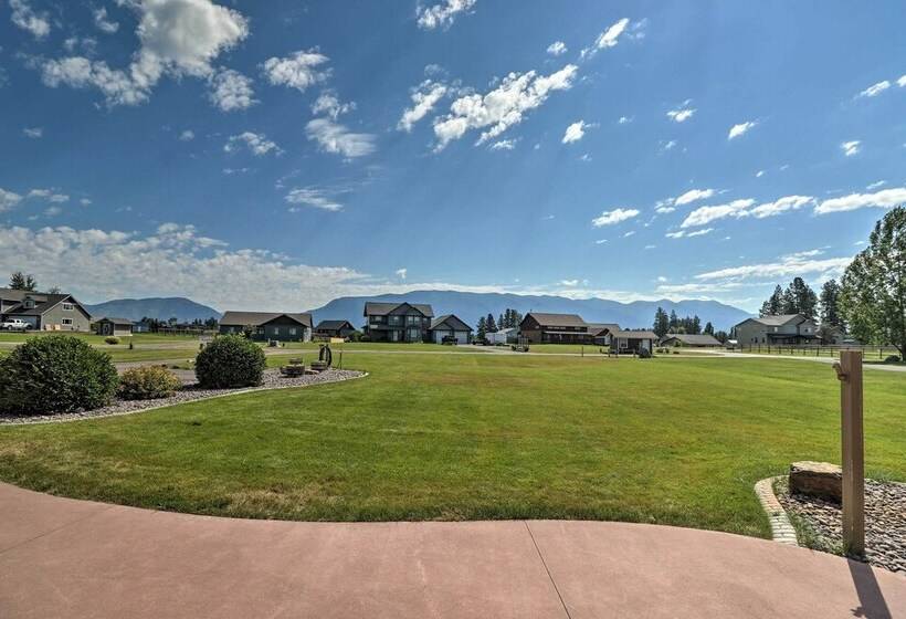 Columbia Falls Home W/ 1 Acre Yard & Views!