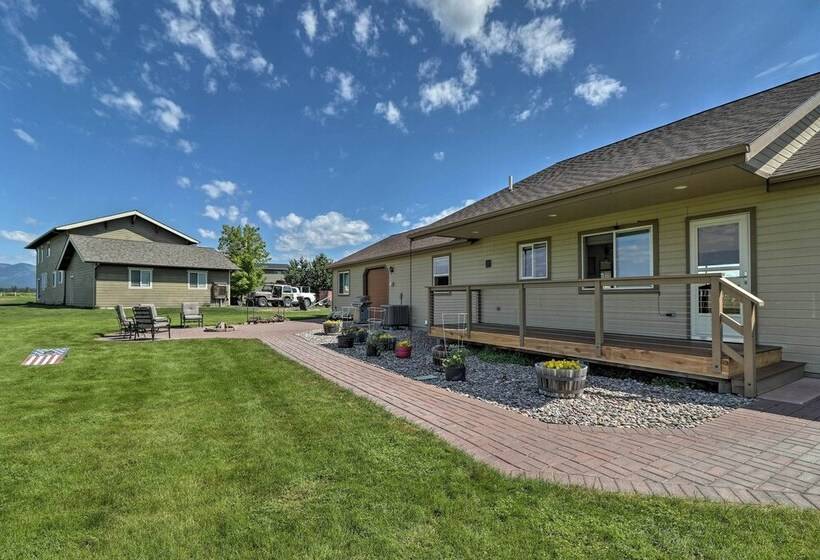 Columbia Falls Home W/ 1 Acre Yard & Views!