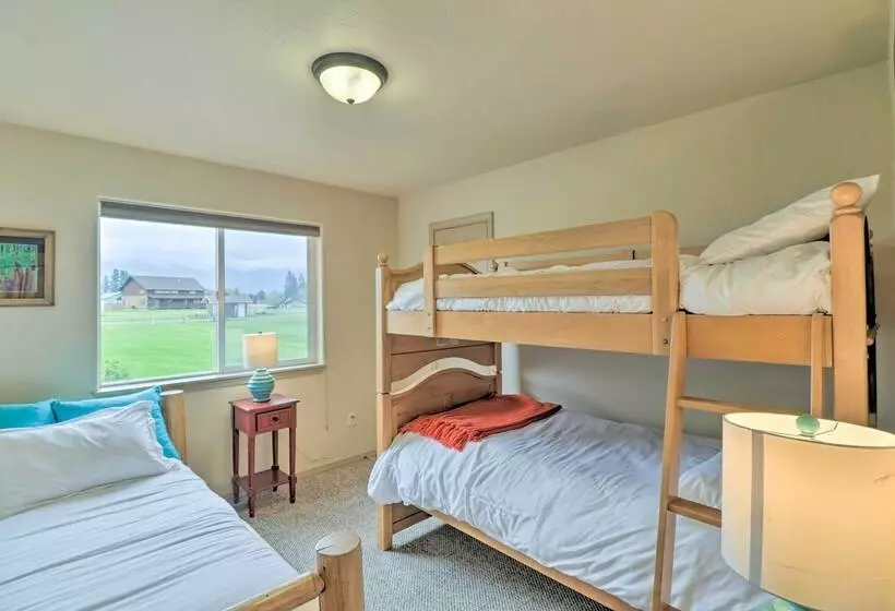 Columbia Falls Home W/ 1 Acre Yard & Views!