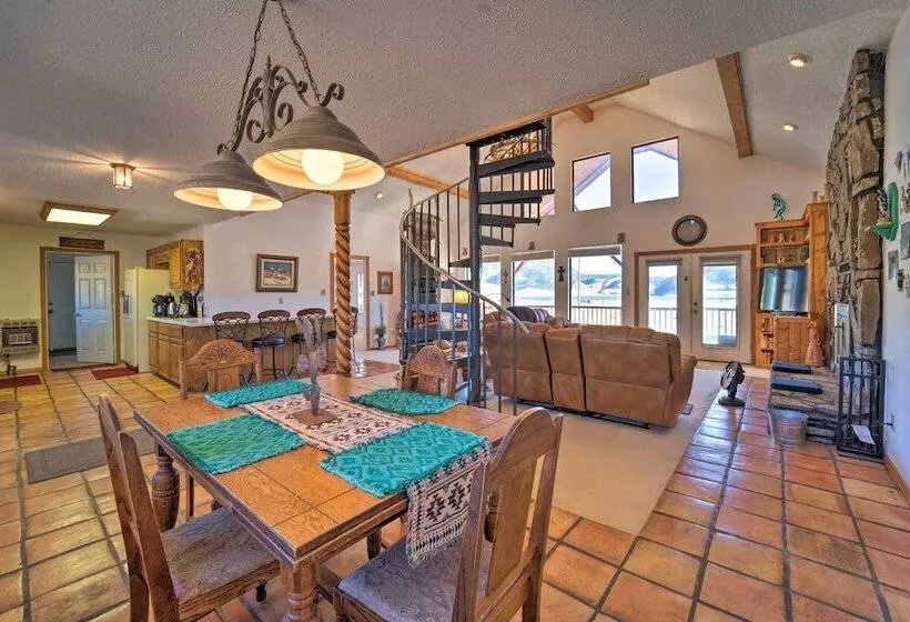 New Mexico Cabin Hideaway W/ Eagle Nest Lake Views