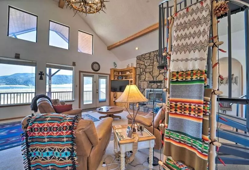 New Mexico Cabin Hideaway W/ Eagle Nest Lake Views