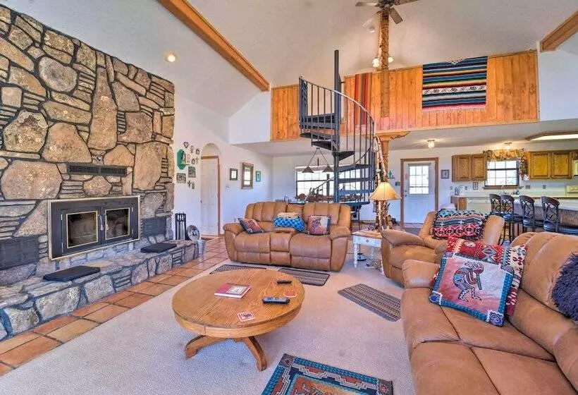New Mexico Cabin Hideaway W/ Eagle Nest Lake Views