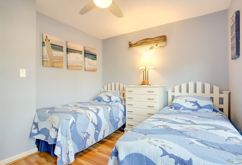 Lovely Ocean View Retreat, 3 Mi To Bethany Beach!