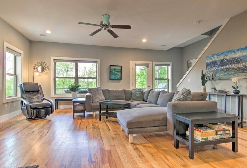 Modern Asheville Greenway Residence W/ 2 Decks!