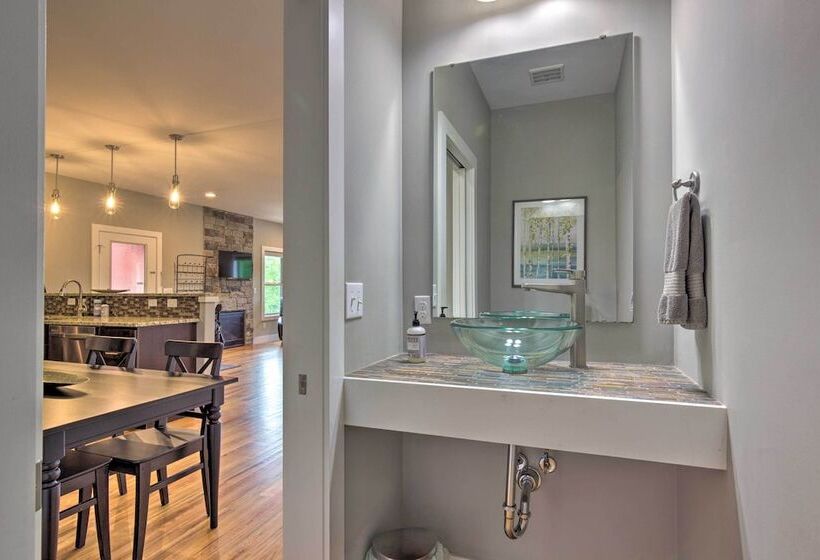 Modern Asheville Greenway Residence W/ 2 Decks!