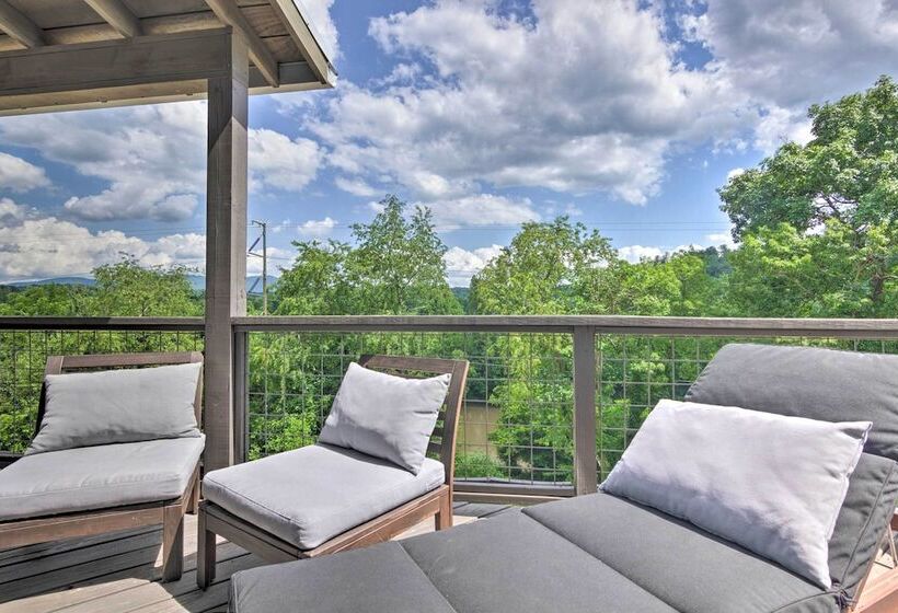 Modern Asheville Greenway Residence W/ 2 Decks!