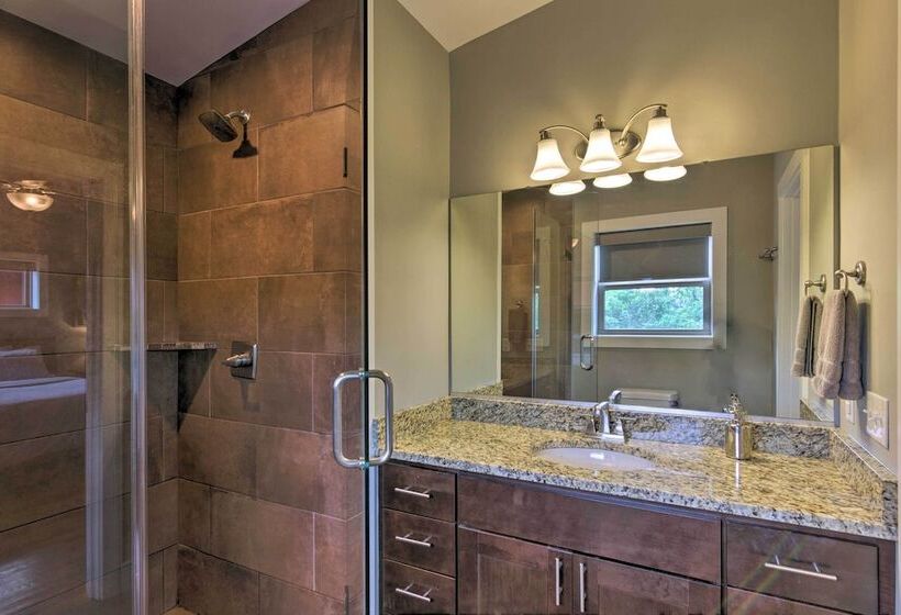 Modern Asheville Greenway Residence W/ 2 Decks!