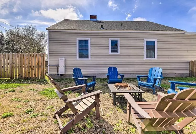 New Bern Retreat W/ Fire Pit ~ 1 Mi To Dtwn!