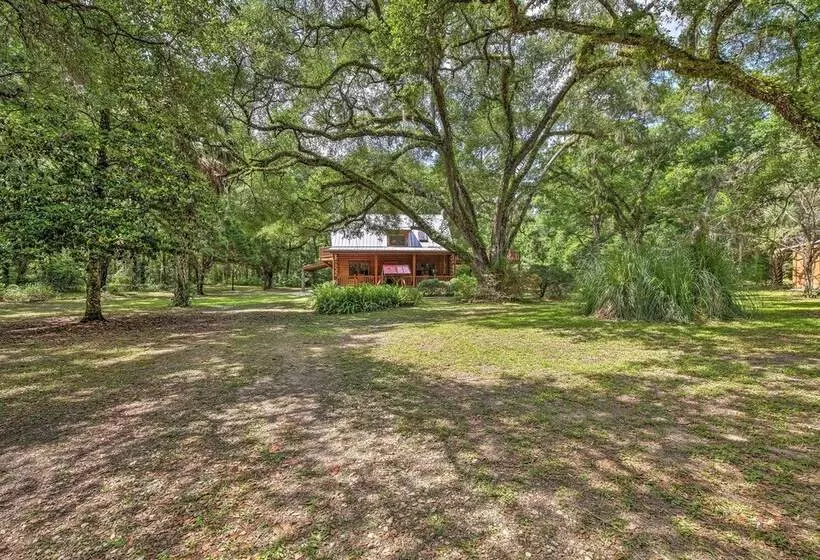 Quiet Inverness Log Cabin W/ Furnished Deck!