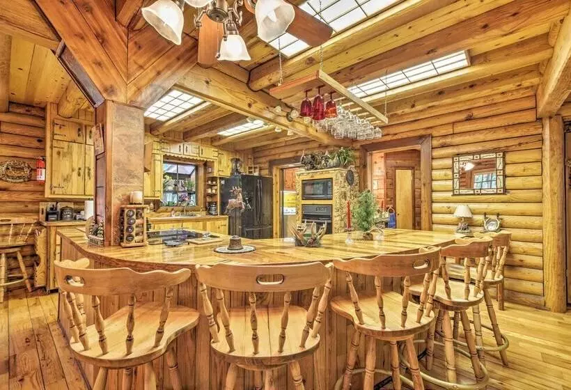 Quiet Inverness Log Cabin W/ Furnished Deck!