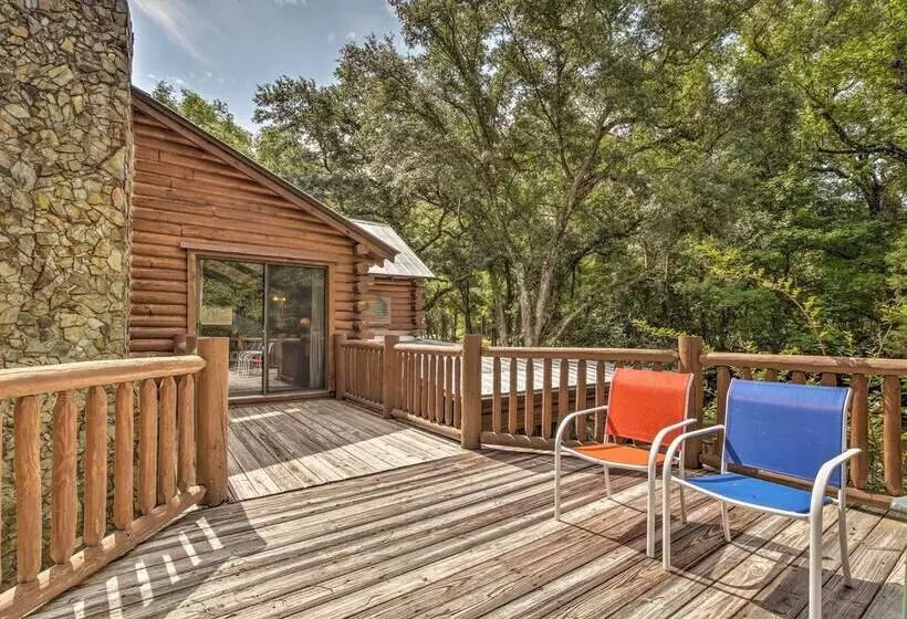 Quiet Inverness Log Cabin W/ Furnished Deck!