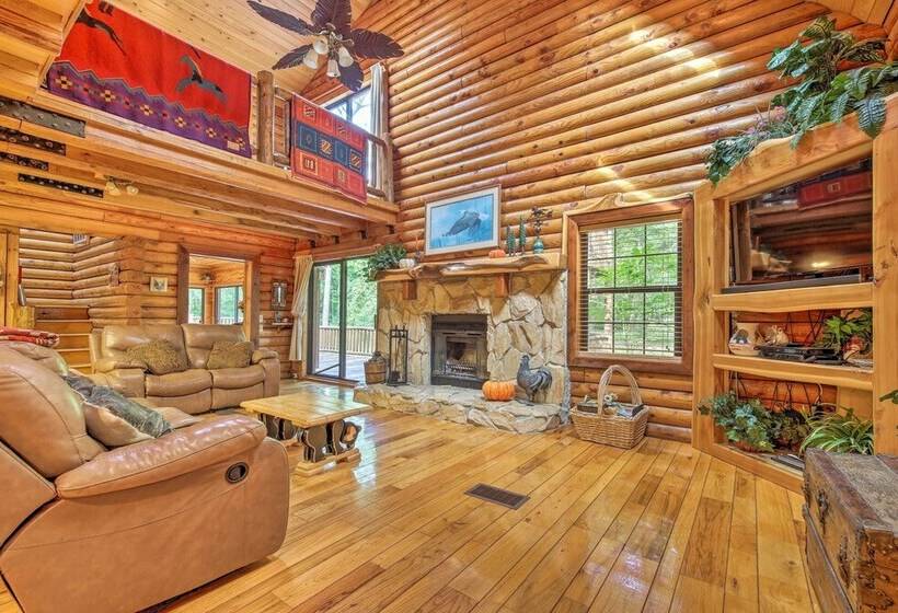Quiet Inverness Log Cabin W/ Furnished Deck!