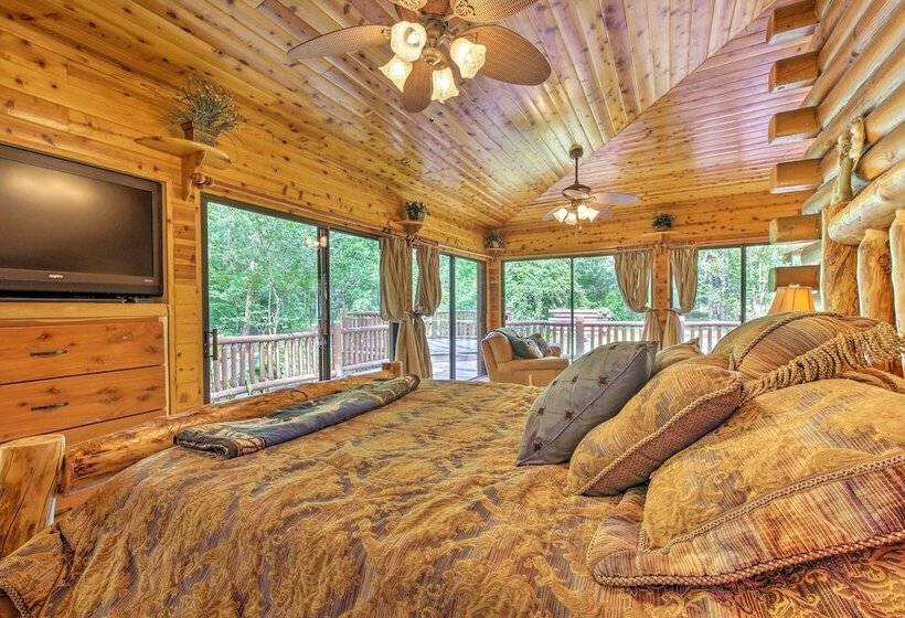 Quiet Inverness Log Cabin W/ Furnished Deck!