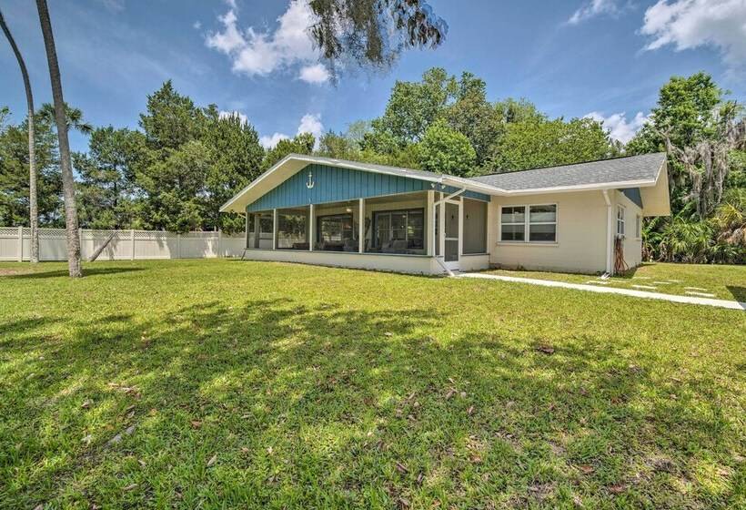 Riverview Homosassa Escape W/ Dock + Lanai!