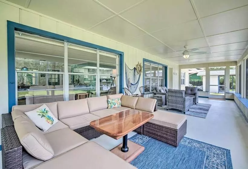 Riverview Homosassa Escape W/ Dock + Lanai!