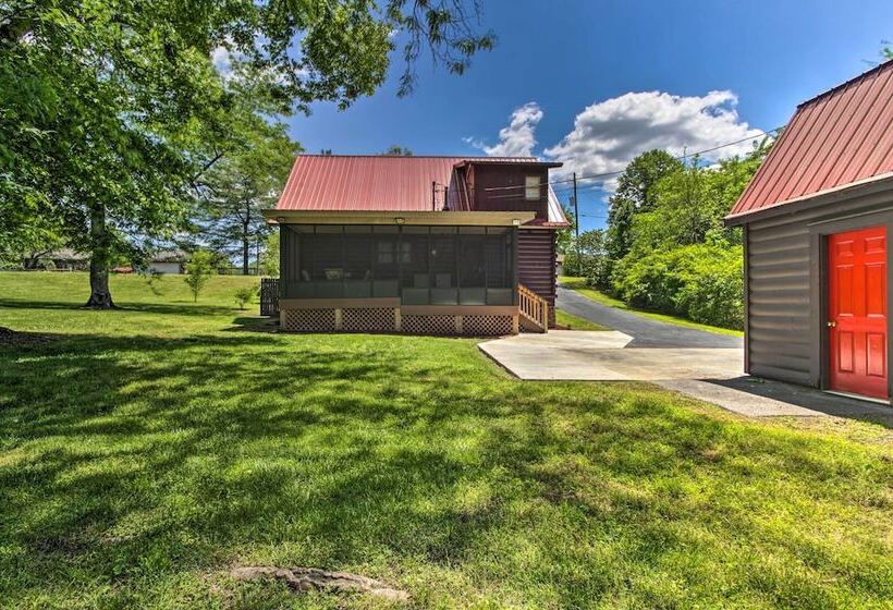Rustic Cabin W/ Screened Deck: 8 Mi To Dollywood