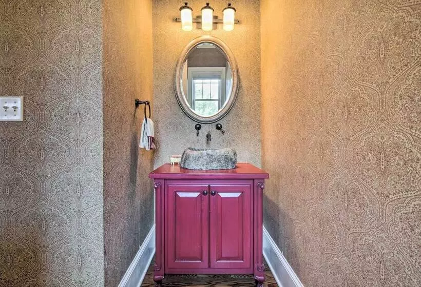 Pool & Mountain Views: Stunning Mill Spring Home!