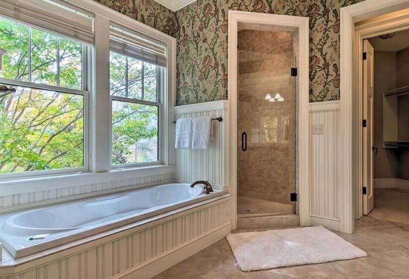 Pool & Mountain Views: Stunning Mill Spring Home!