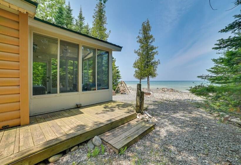 Ocqueoc Family Cabin W/ Sauna On Lake Huron!