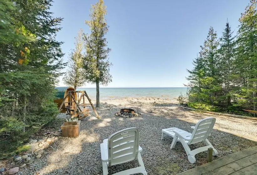 Ocqueoc Family Cabin W/ Sauna On Lake Huron!