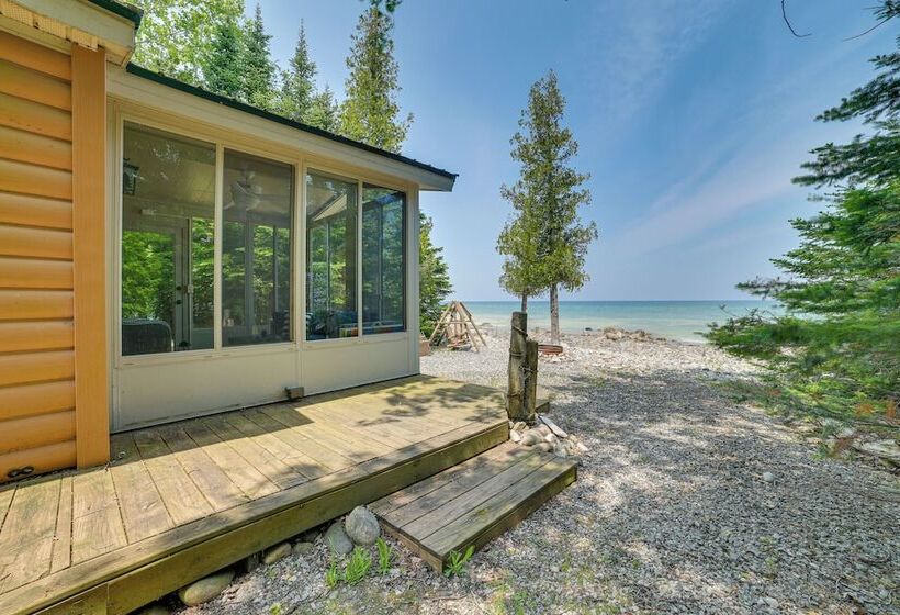 Ocqueoc Family Cabin W/ Sauna On Lake Huron!