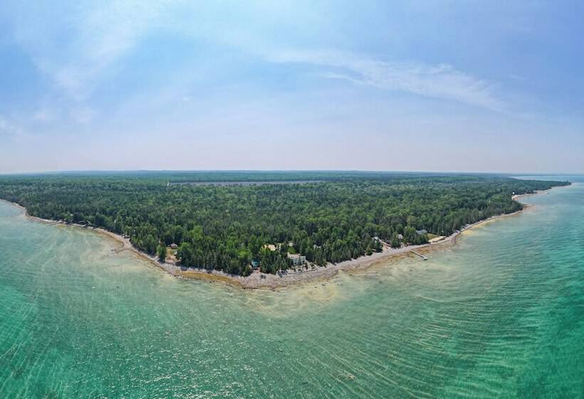 Ocqueoc Family Cabin W/ Sauna On Lake Huron!