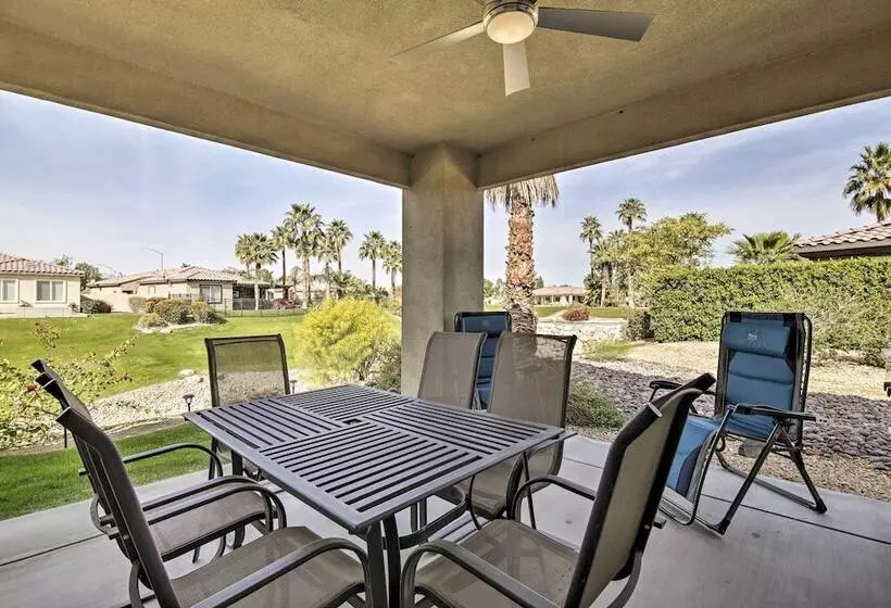 Pool & On Site Golf Course: Modern Indio Retreat