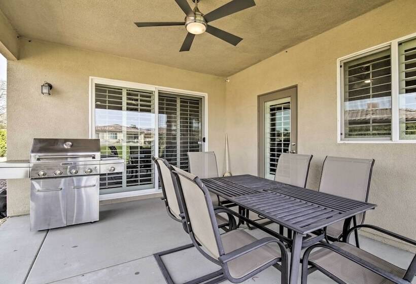 Pool & On Site Golf Course: Modern Indio Retreat