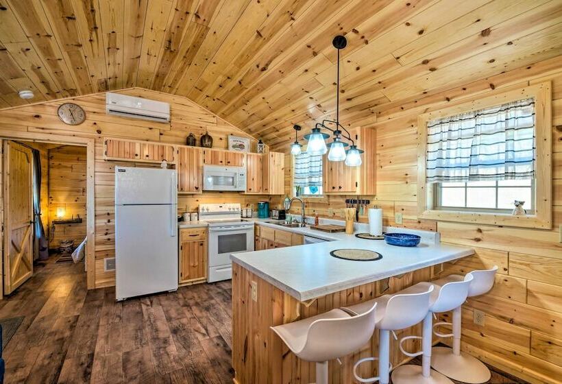 Lakefront Cabin: Private Dock, Trails, Cave, Etc!