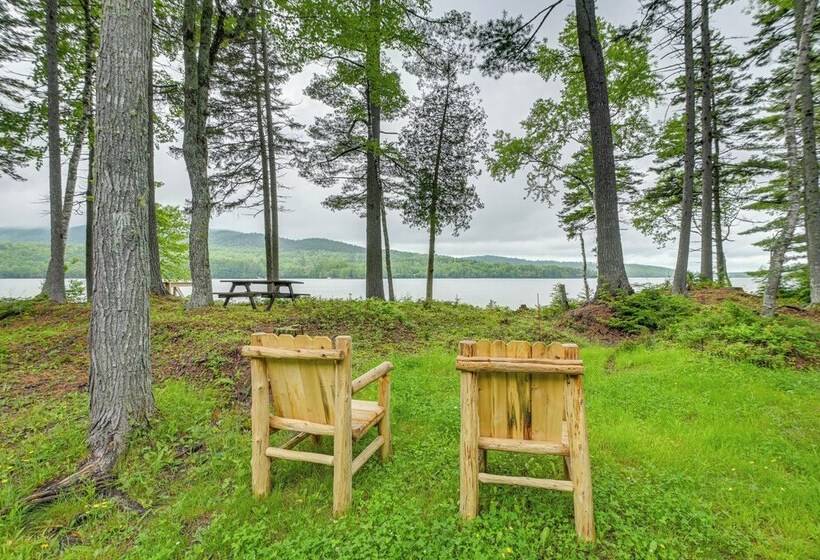 Lakefront Maine Retreat W/ Deck, Dock & Fire Pit!