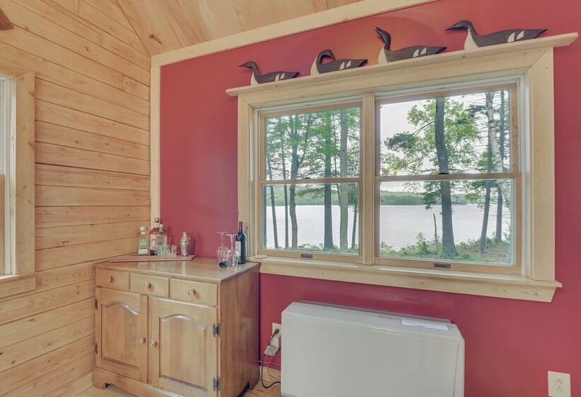 Lakefront Maine Retreat W/ Deck, Dock & Fire Pit!