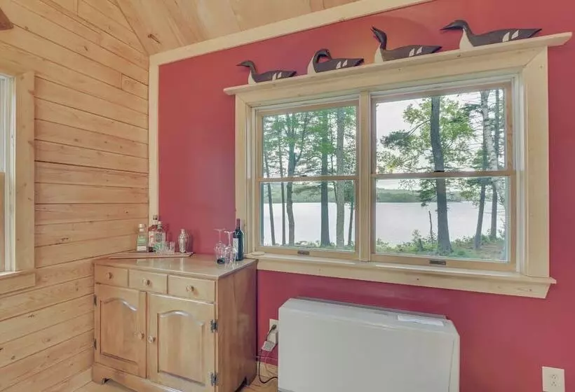 Lakefront Maine Retreat W/ Deck, Dock & Fire Pit!