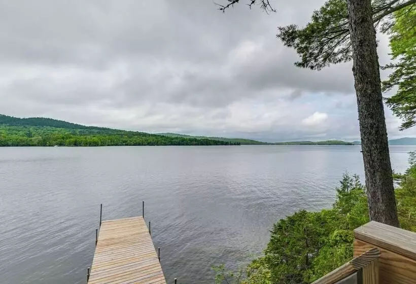 Lakefront Maine Retreat W/ Deck, Dock & Fire Pit!