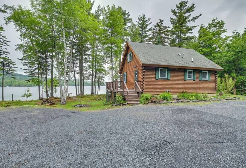 Lakefront Maine Retreat W/ Deck, Dock & Fire Pit!