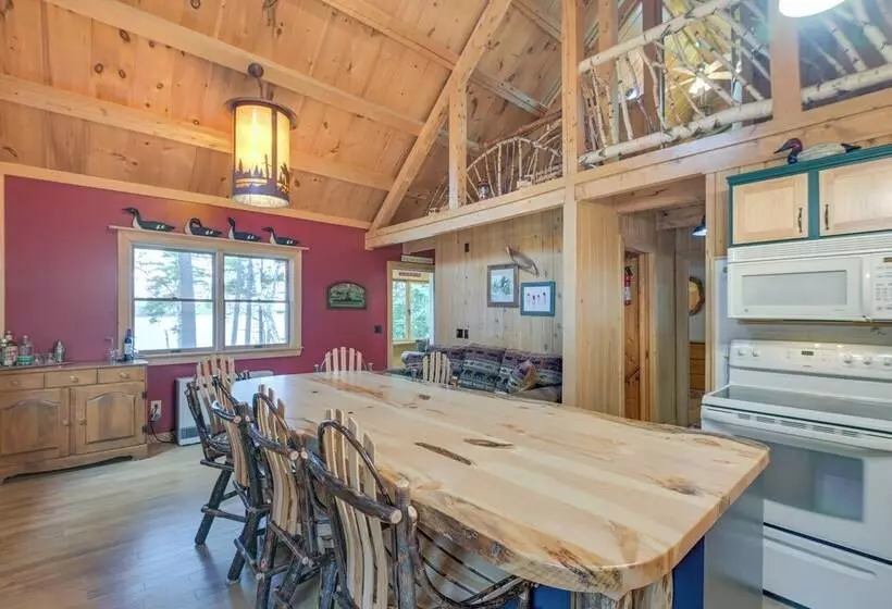 Lakefront Maine Retreat W/ Deck, Dock & Fire Pit!