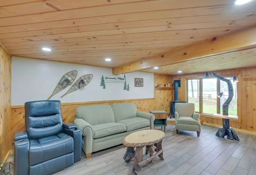 Lakefront Maine Retreat W/ Deck, Dock & Fire Pit!