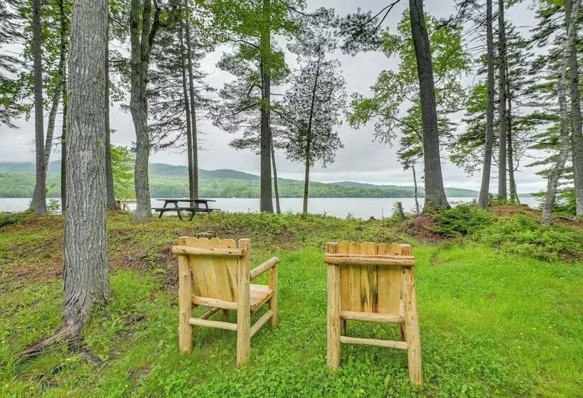 Lakefront Maine Retreat W/ Deck, Dock & Fire Pit!