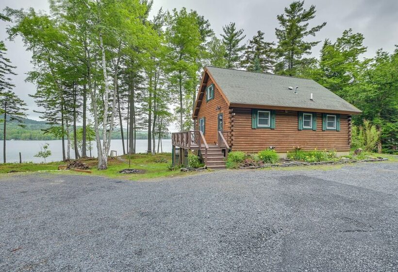 Lakefront Maine Retreat W/ Deck, Dock & Fire Pit!