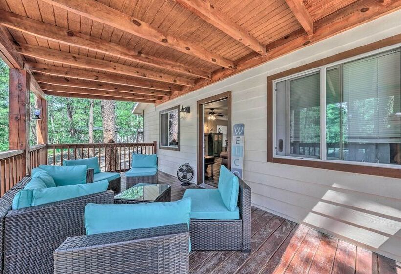 Pet Friendly Ruidoso Home W/ Deck & Forest Views!