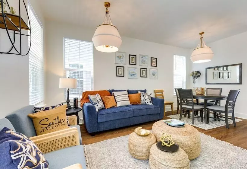 1 Mi To Downtown: Modern Ocean Springs Cottage
