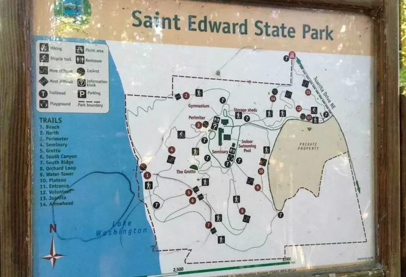 Seattle Area Studio, 2 Mi To St Edward State Park!