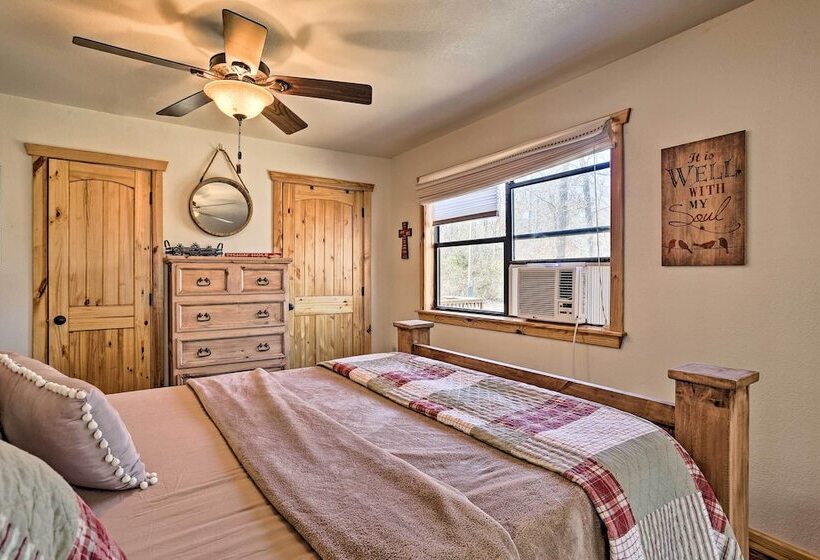 Serene Cabins W/ Decks & 8 Acres On Kiamichi River