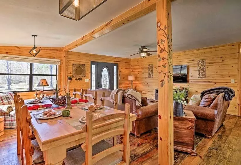 Serene Cabins W/ Decks & 8 Acres On Kiamichi River