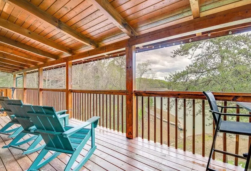 Lakefront Sevierville Cabin W/ Hot Tub & Fire Pit!