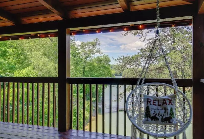 Lakefront Sevierville Cabin W/ Hot Tub & Fire Pit!