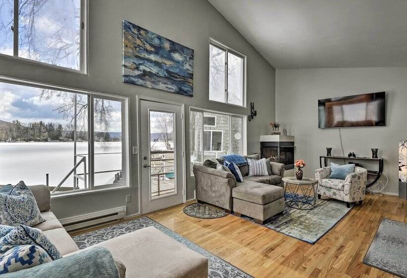 Waterfront Deruyter Home W/ Private Dock!