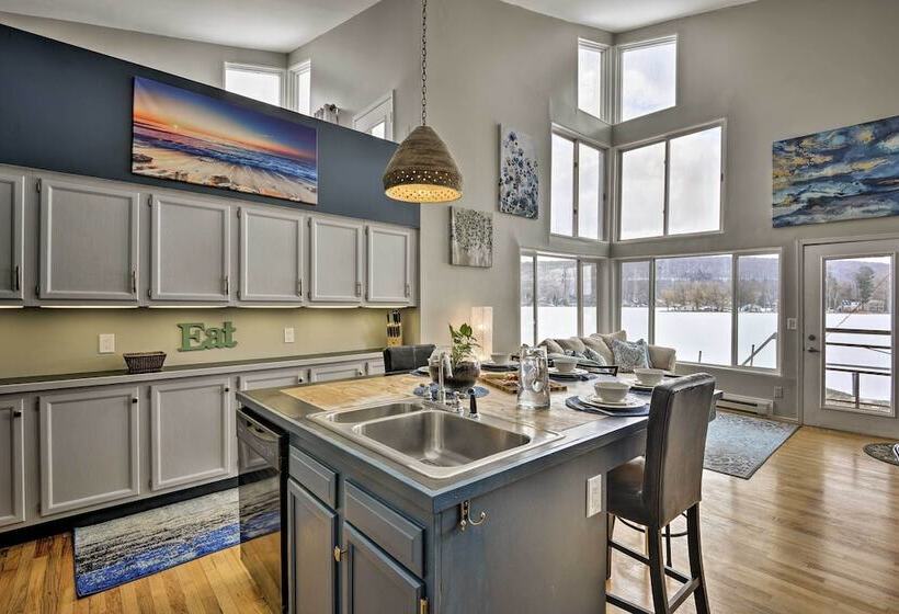 Waterfront Deruyter Home W/ Private Dock!