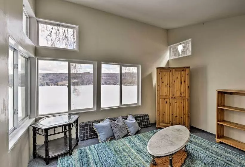 Waterfront Deruyter Home W/ Private Dock!