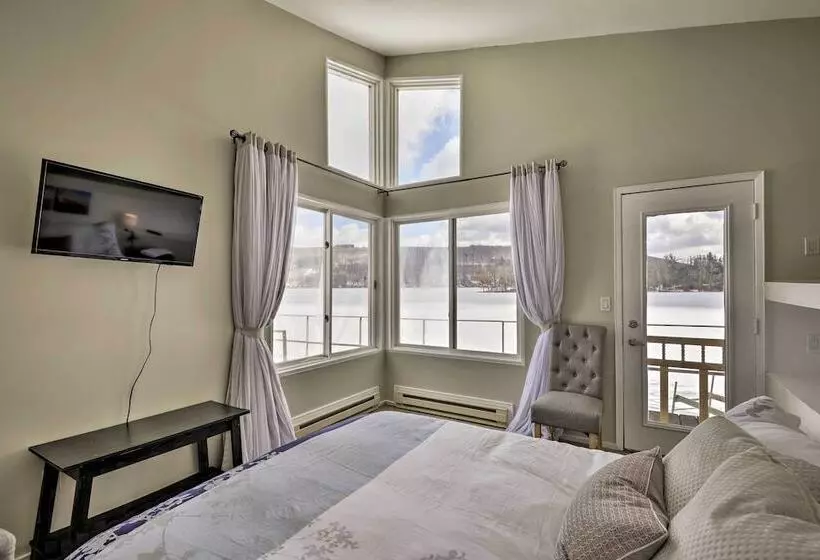 Waterfront Deruyter Home W/ Private Dock!